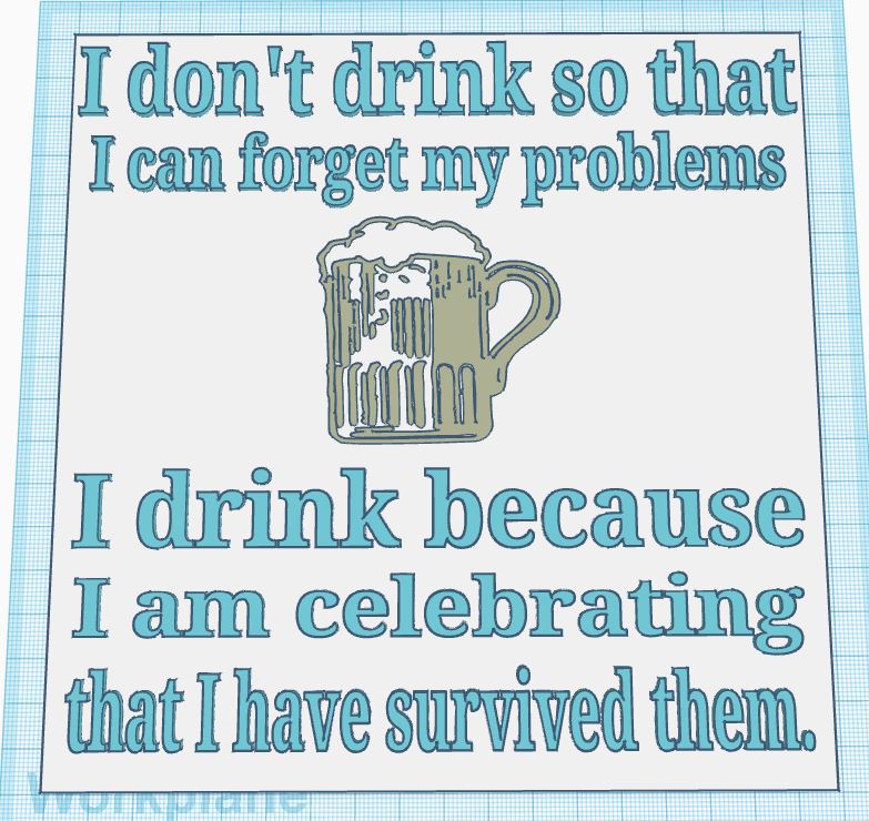 Celebrating Problems Sign