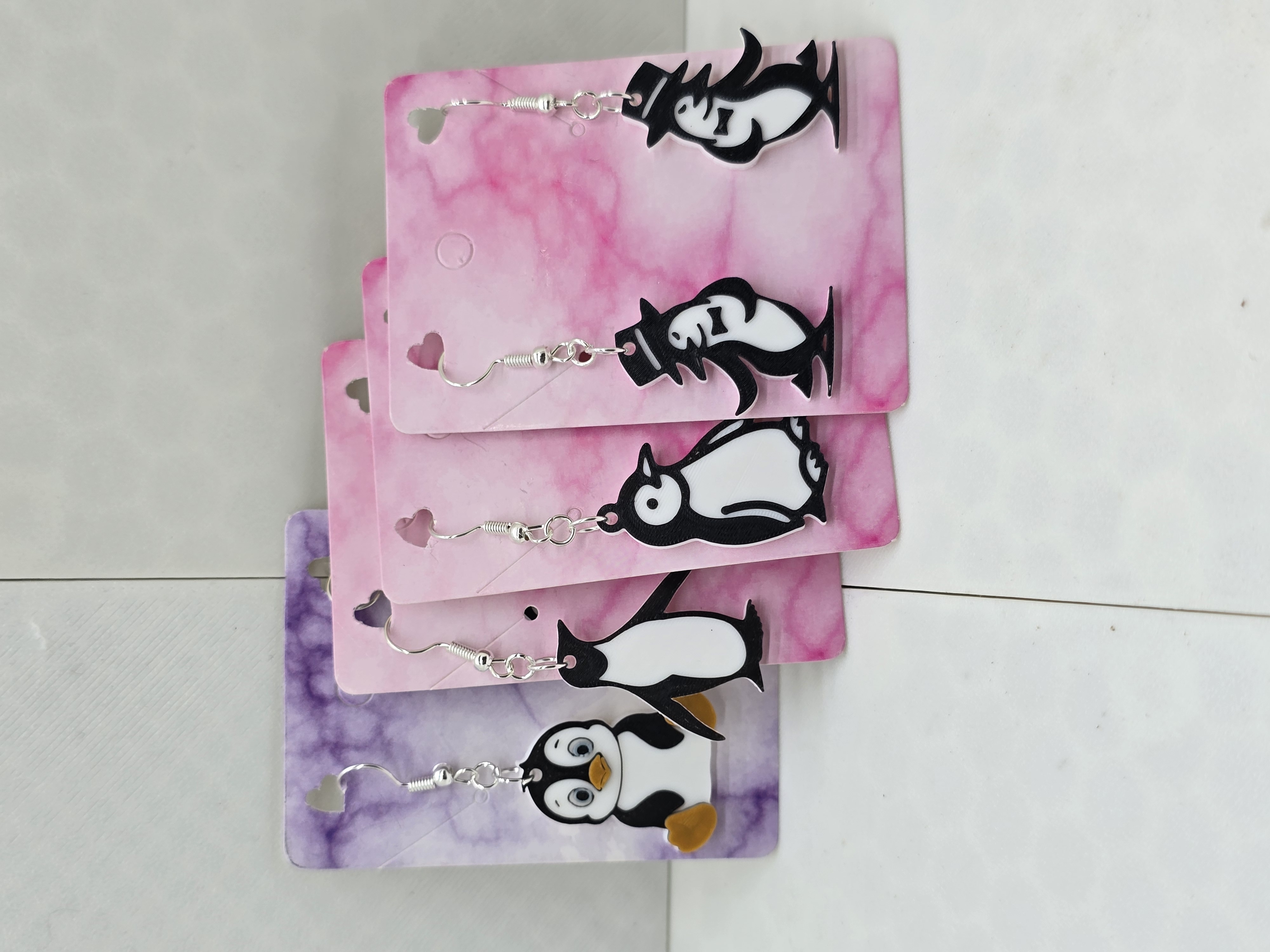 Penguin Earrings