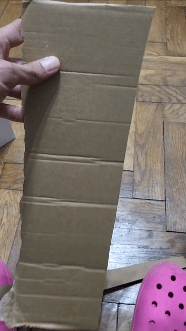 supportless cat scratcher cardboard strip cutter