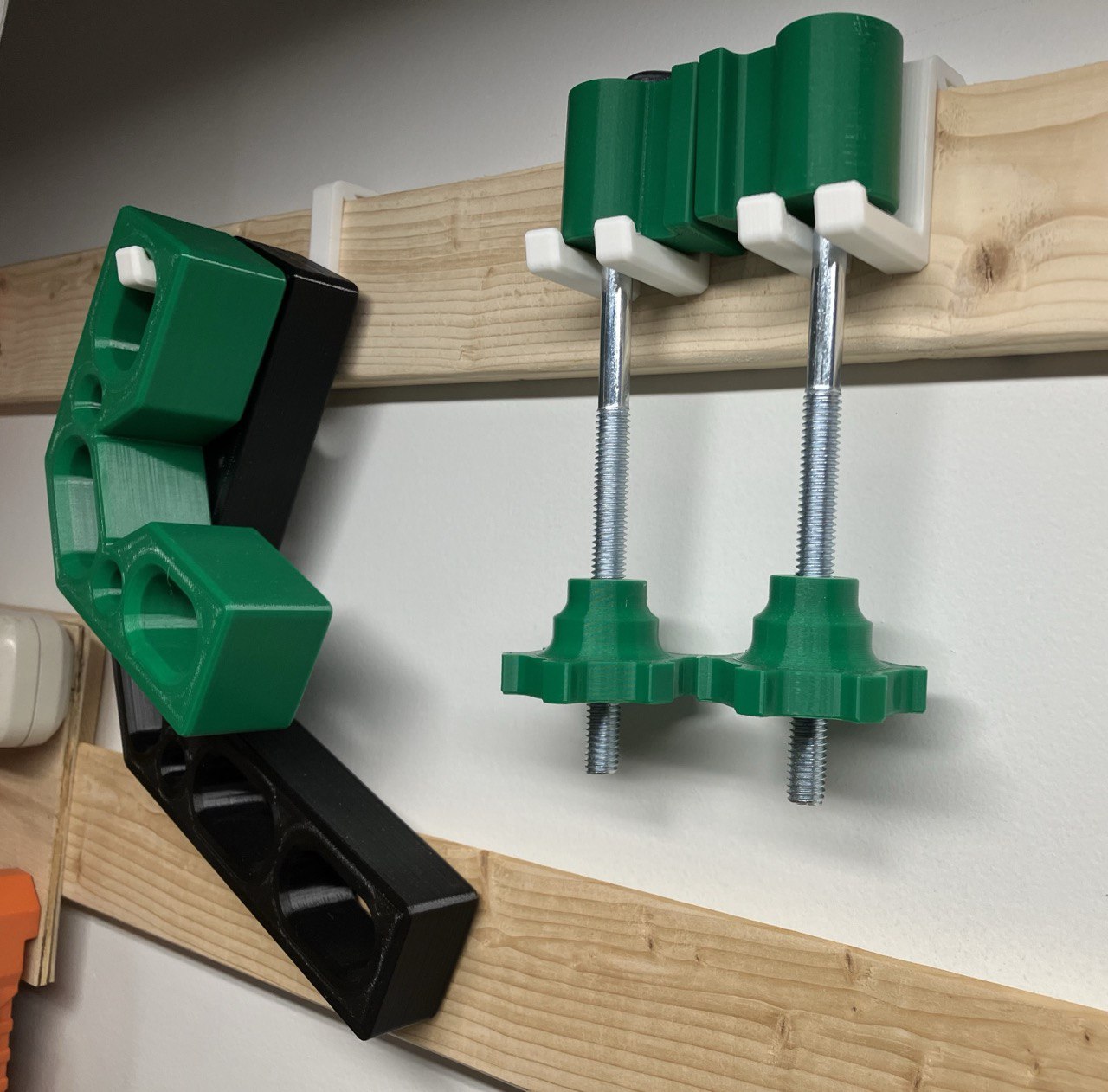French cleat linkable hooks/hangers — miniatura 2