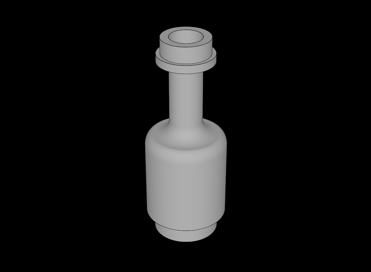Lego Compatible (95228.dat) Minifig Bottle  1 x  1 x  2 Cylindrical