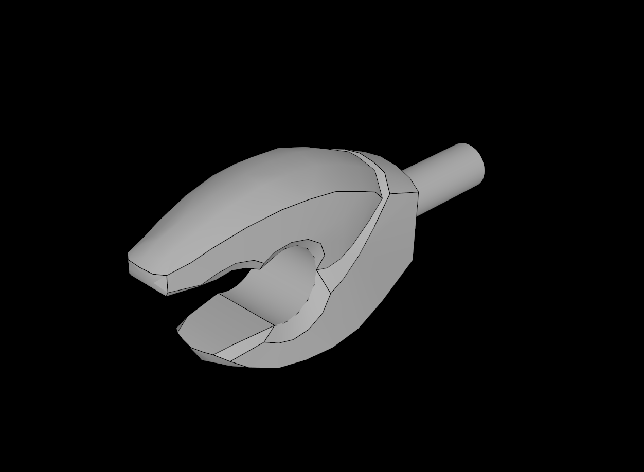 Lego Compatible (u9543.dat) Minifig Hand Pincer