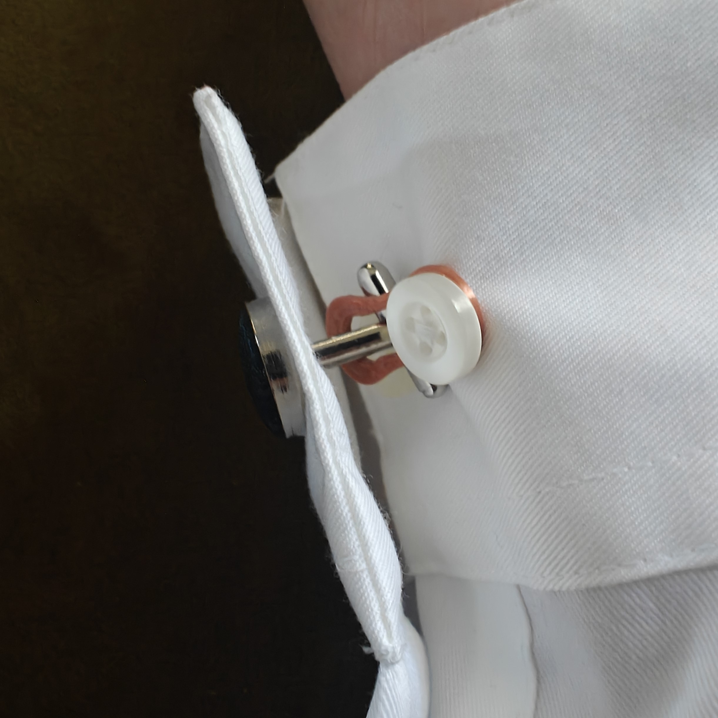 Cufflink Adapter for buttoned shirts — miniatura 3