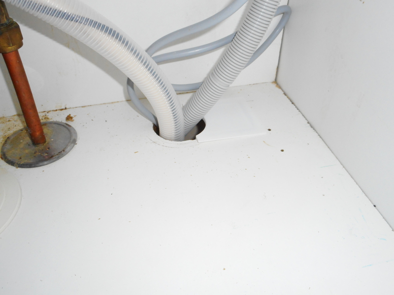Dishwasher Pipe Hole plug (Aquastop fix)