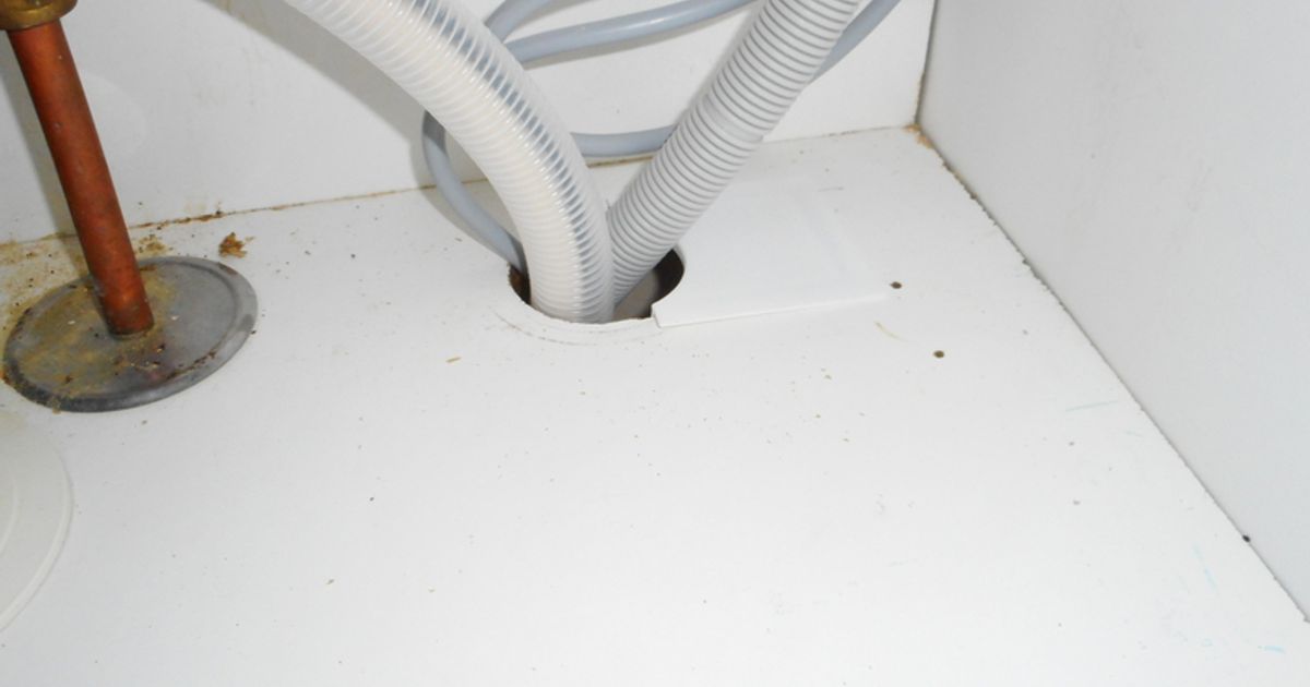 Dishwasher Pipe Hole plug (Aquastop fix) by Bazzalight Download free