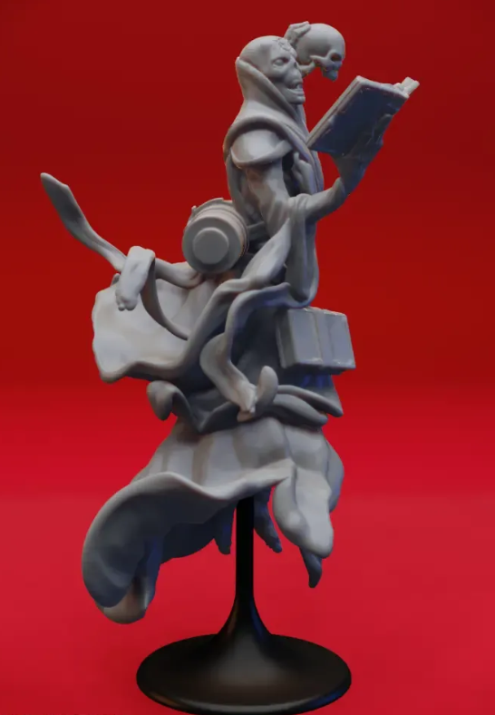 Lich Tabletop Miniature (PreSupported STL) by jlucascavalcanti