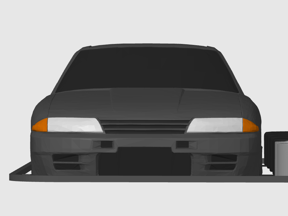 Nissan Skyline GTR R32 'Godzilla' Kit Card (1:24 scale) by The Kit Card ...
