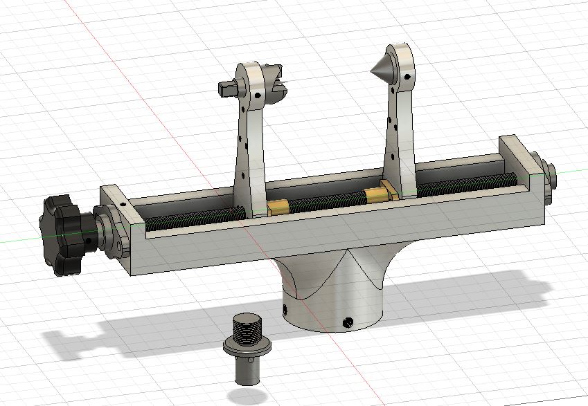 Wood Lathe - Self-Centering Dome Chuck