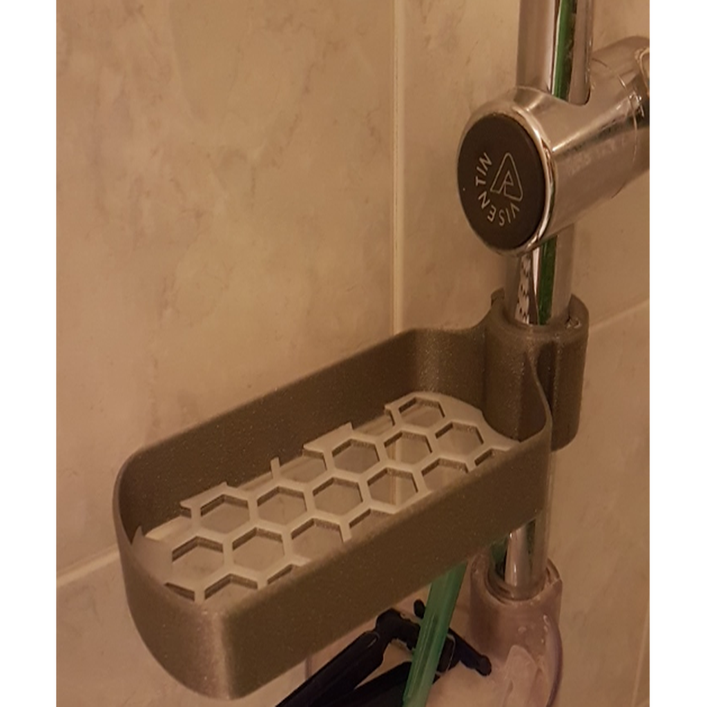 Shower Bar Soap Holder by blackfede Download free STL model