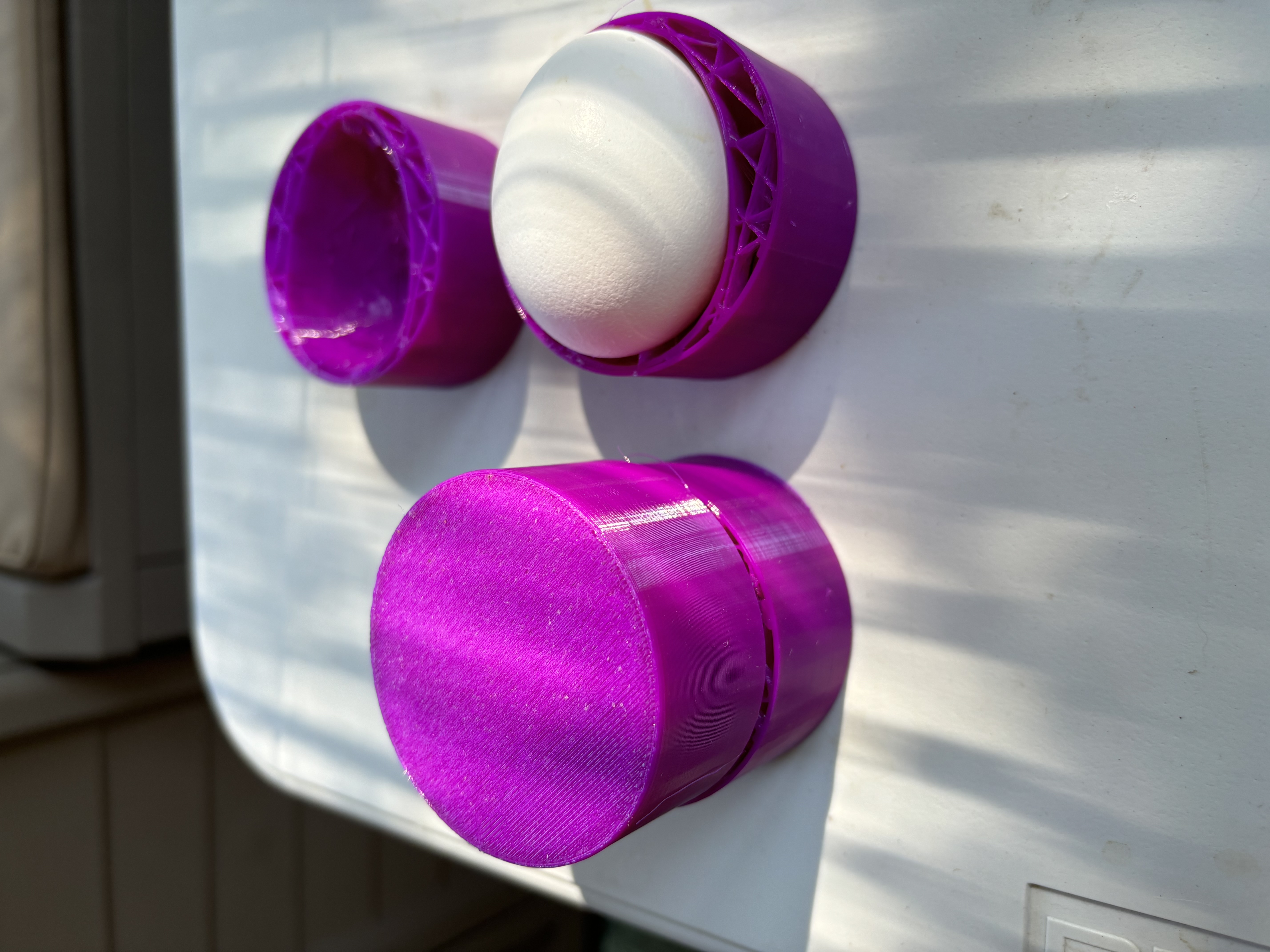 Horizontal EGG Shock Absorbers TPU Cushions for American Rocketry Challenge 2025