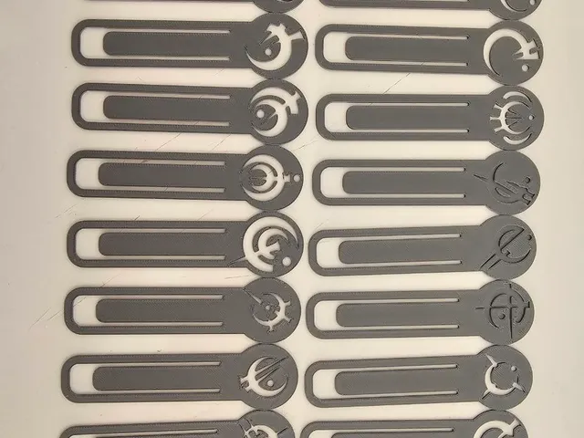Mistborn Steel Alphabet Bookmarks - Set of 20