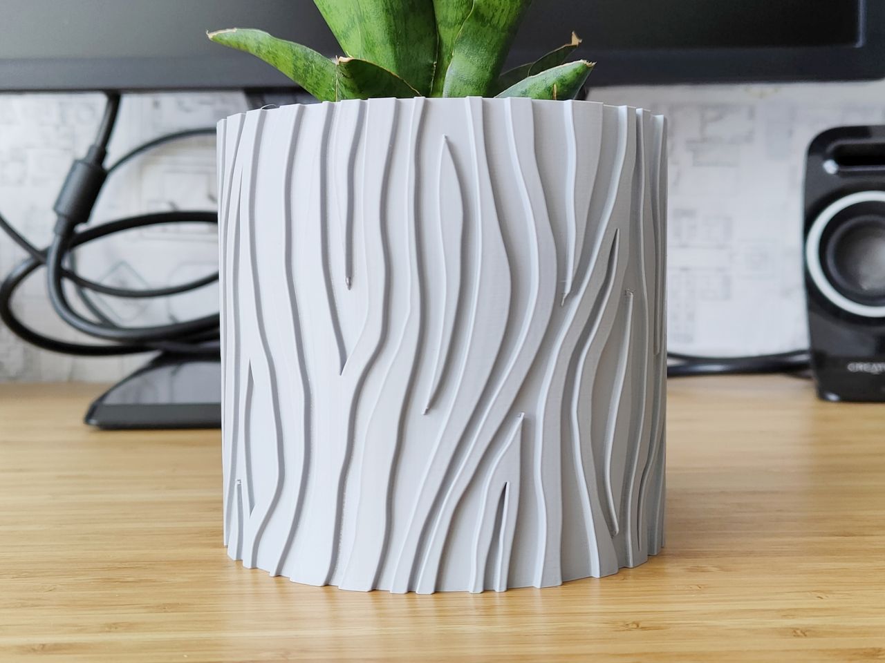 Zebra Bitki Pot ve Ekici - Vazo Modu Tasarımı (Sadece Plastik Aparattır!!!)
