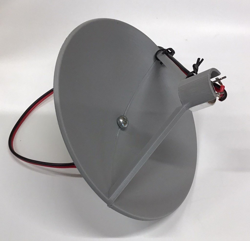 Parabolic Reflector for Ultrasonic Receiver
