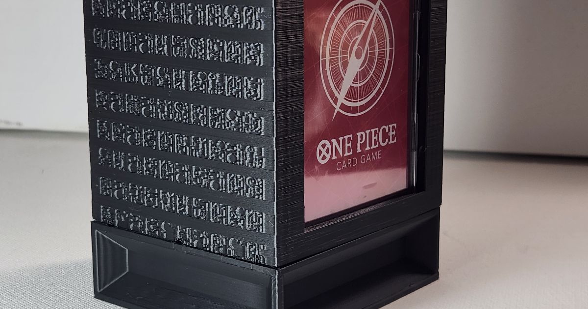 One Piece Poneglyph Deck Box by MOLO Download free STL model