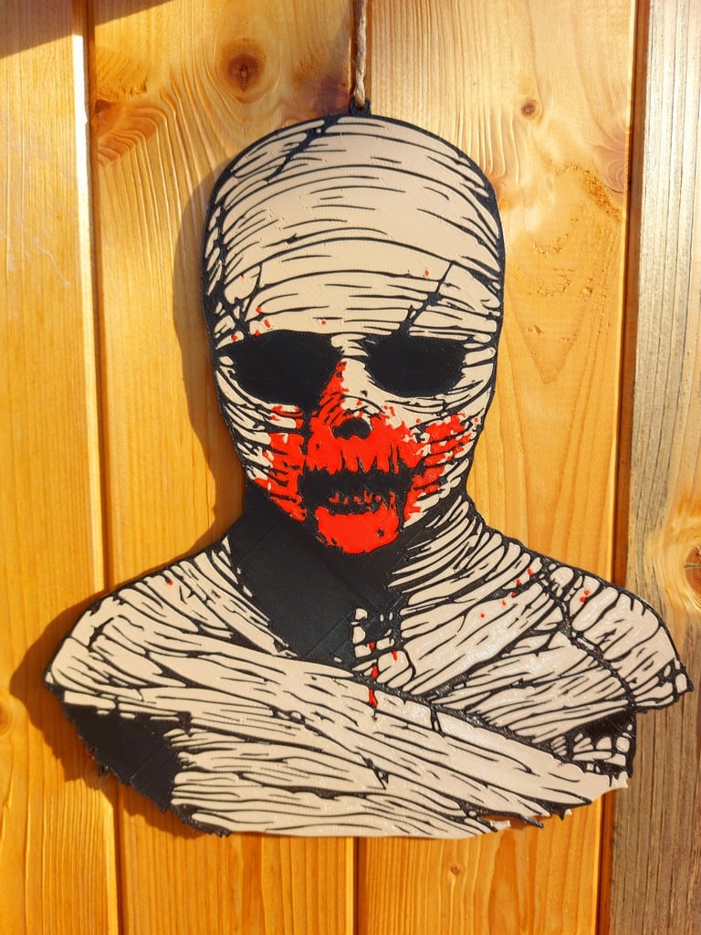 Halloween scary Mummy window decoration