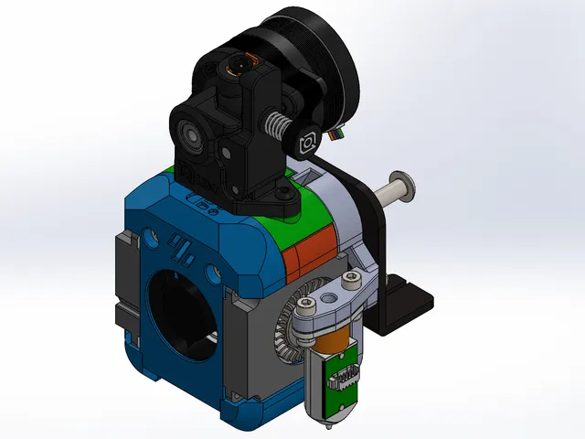 Dragon Burner V8 Mount for Voxelab Aquila with BLTouch (NO SUPPORT)