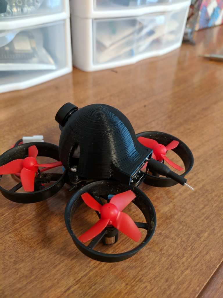 Miniatura 2 do modelo 3D Tiny Whoop Camera Mount & Canopy