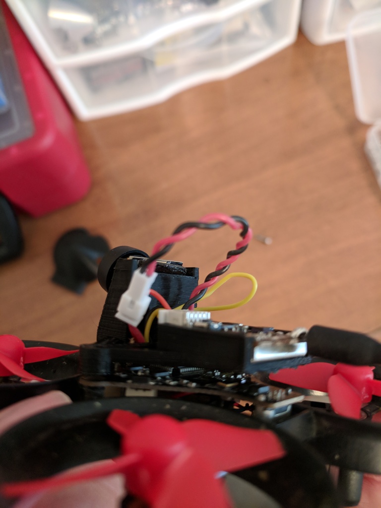 Miniatura 3 do modelo 3D Tiny Whoop Camera Mount & Canopy