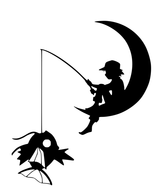 Pokemon - Ash fishing Wall Art
