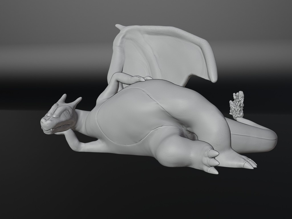 Miniatura 4 do modelo 3D Ash's Charizard