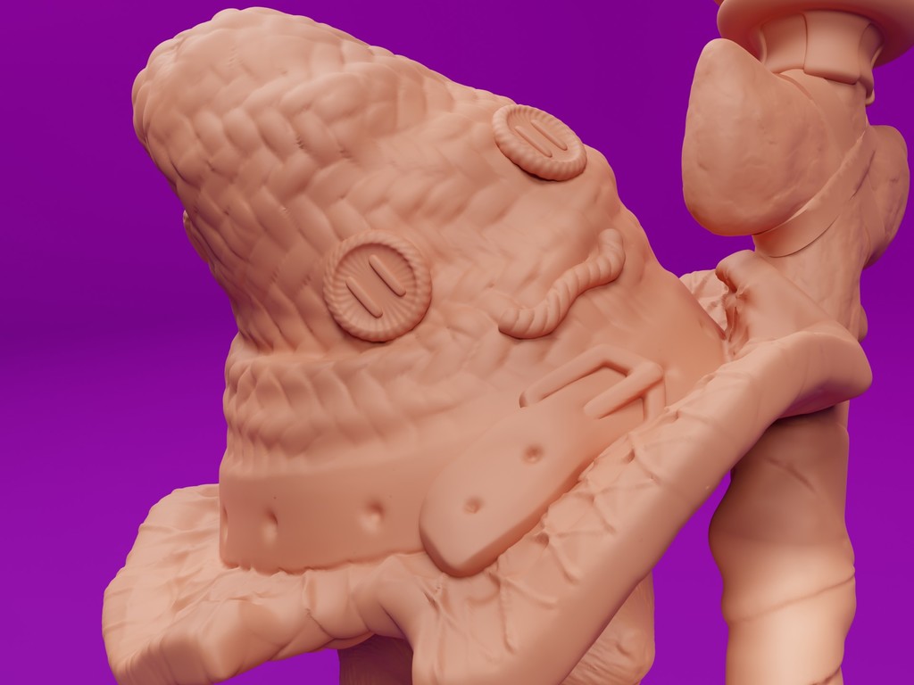 Miniatura 4 do modelo 3D Wizard Cat