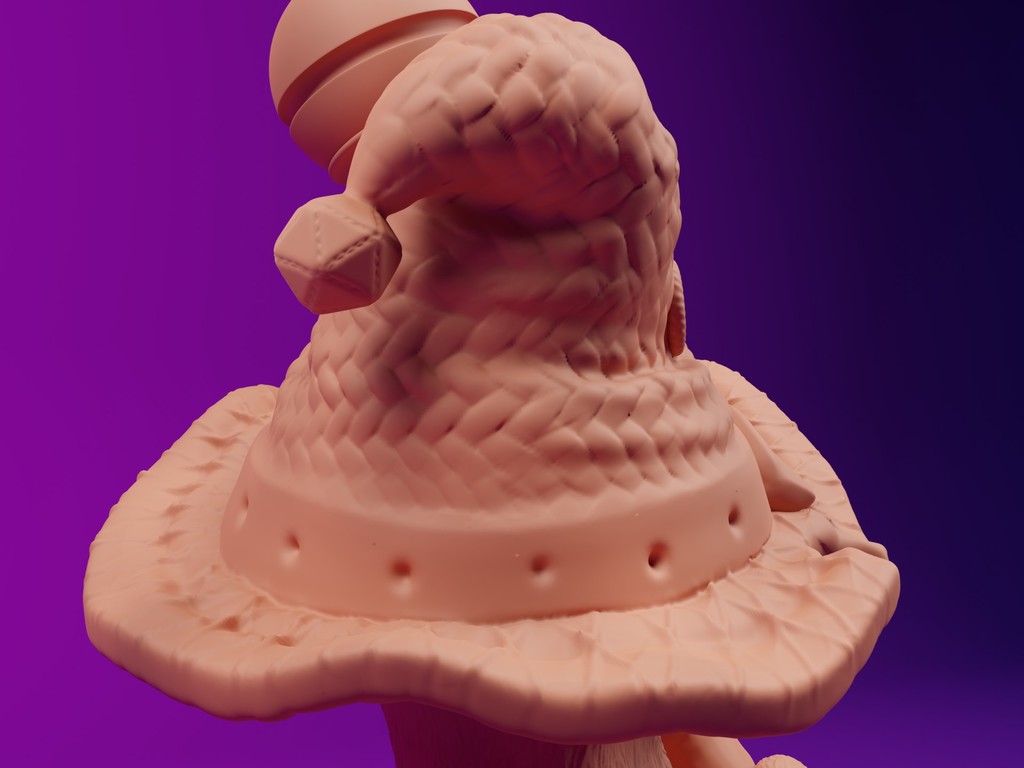 Miniatura 5 do modelo 3D Wizard Cat