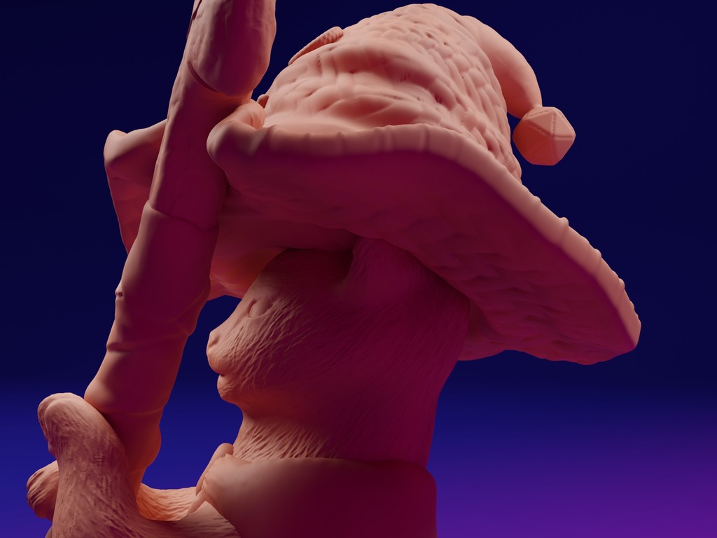 Miniatura 7 do modelo 3D Wizard Cat