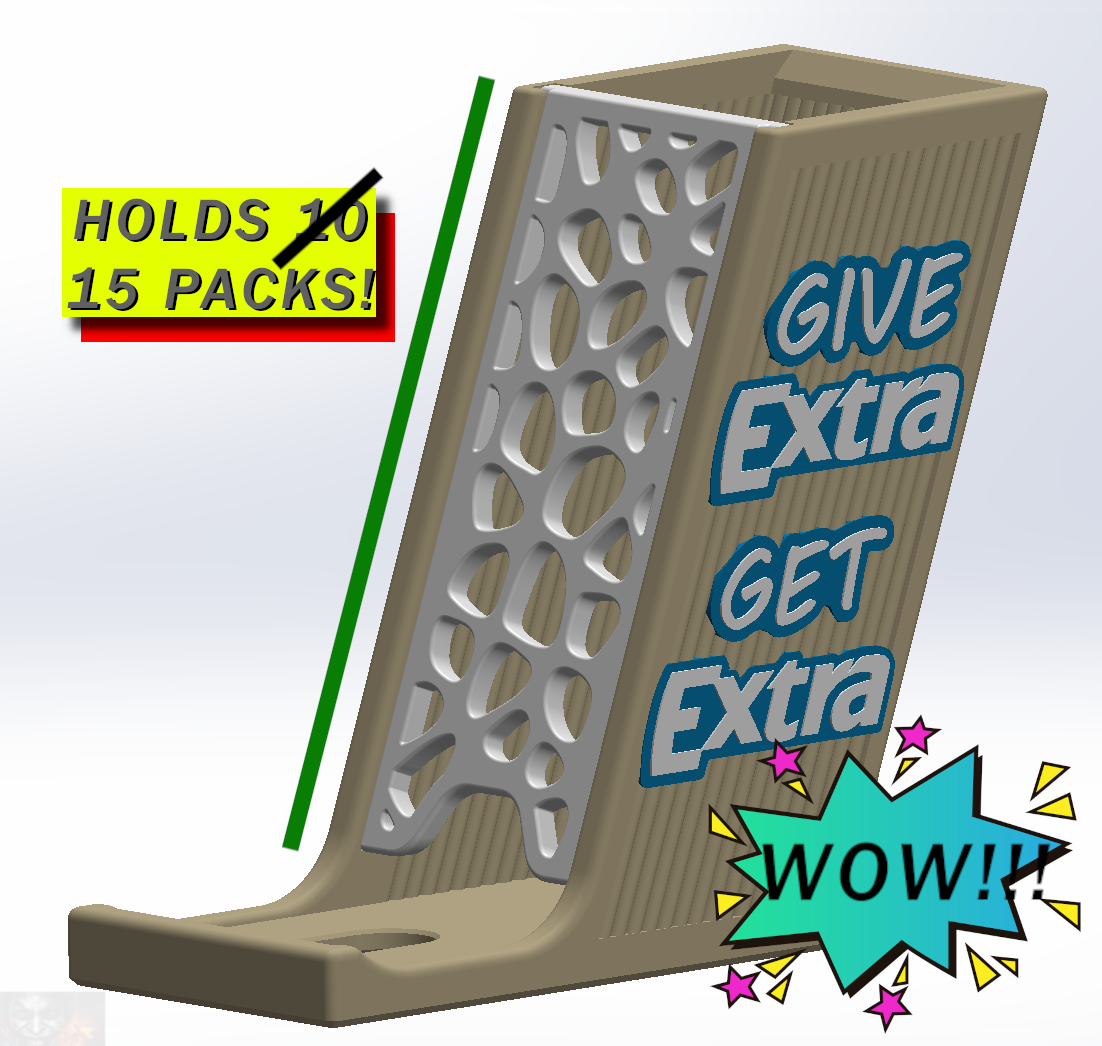 Wall Mounted Extra Gum Holder