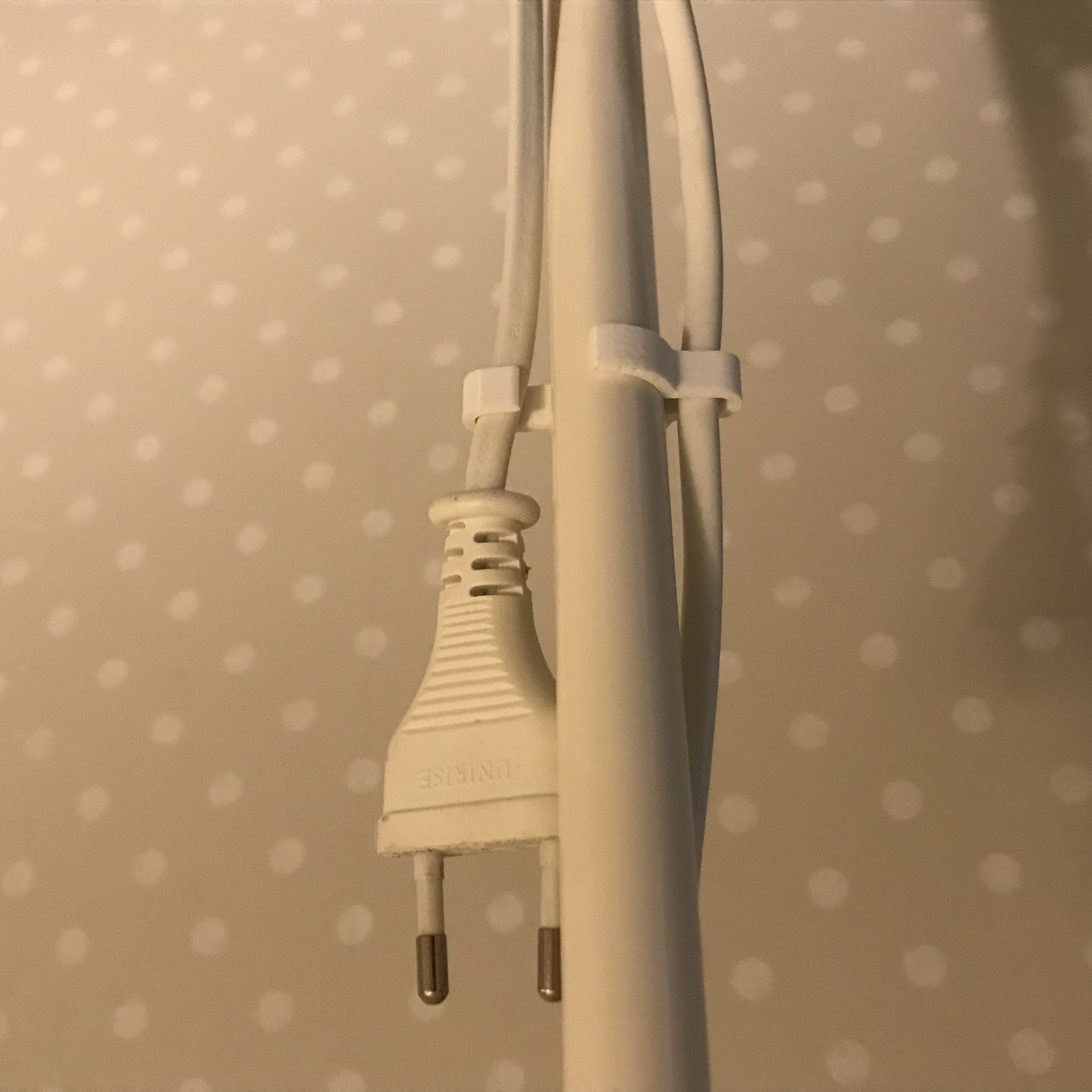 Ikea standlamp HYT cord holder