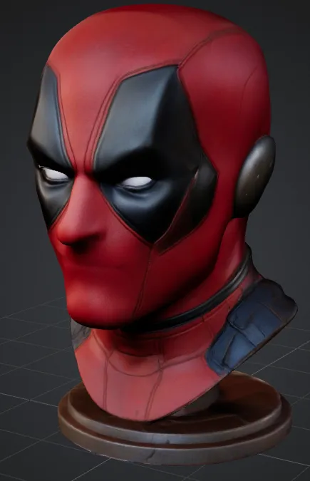 Deadpool bust by Ben 3D | Download free STL model | Printables.com