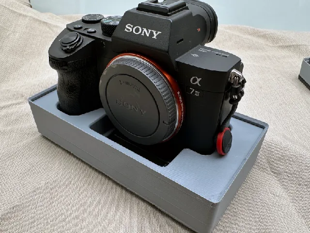 Sony A7 III Body Gridfinity 2x4 holder bin