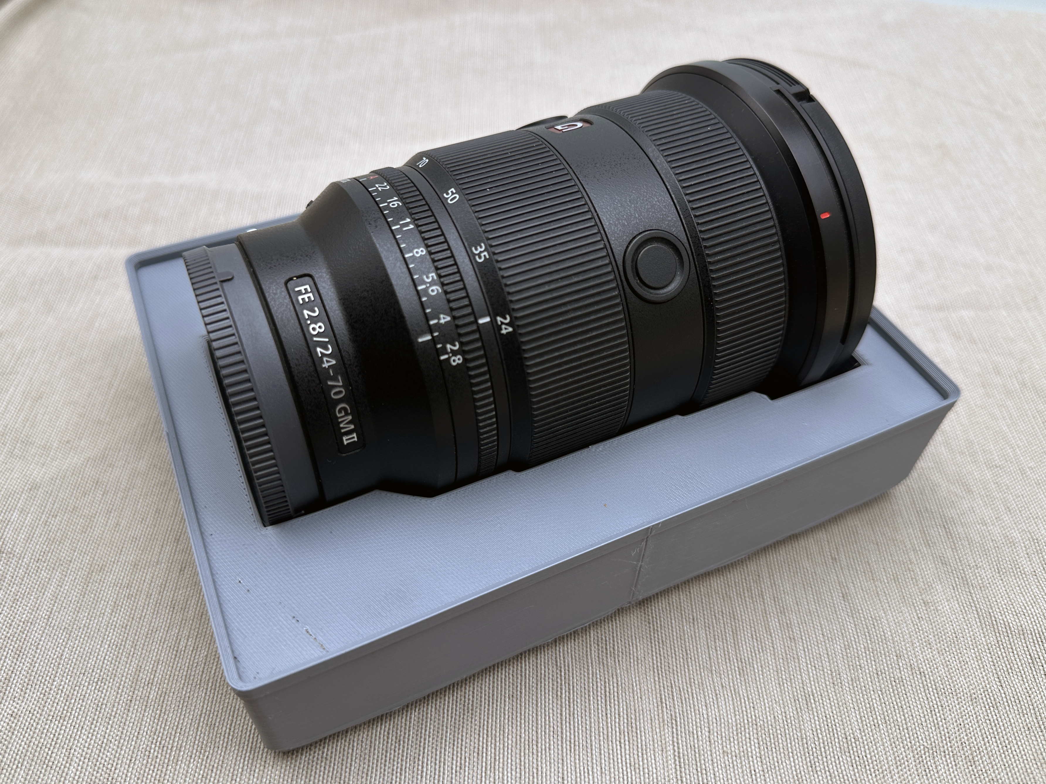 Sony FE 2.8 24-70mm GM II camera Lens Gridfinity Bin