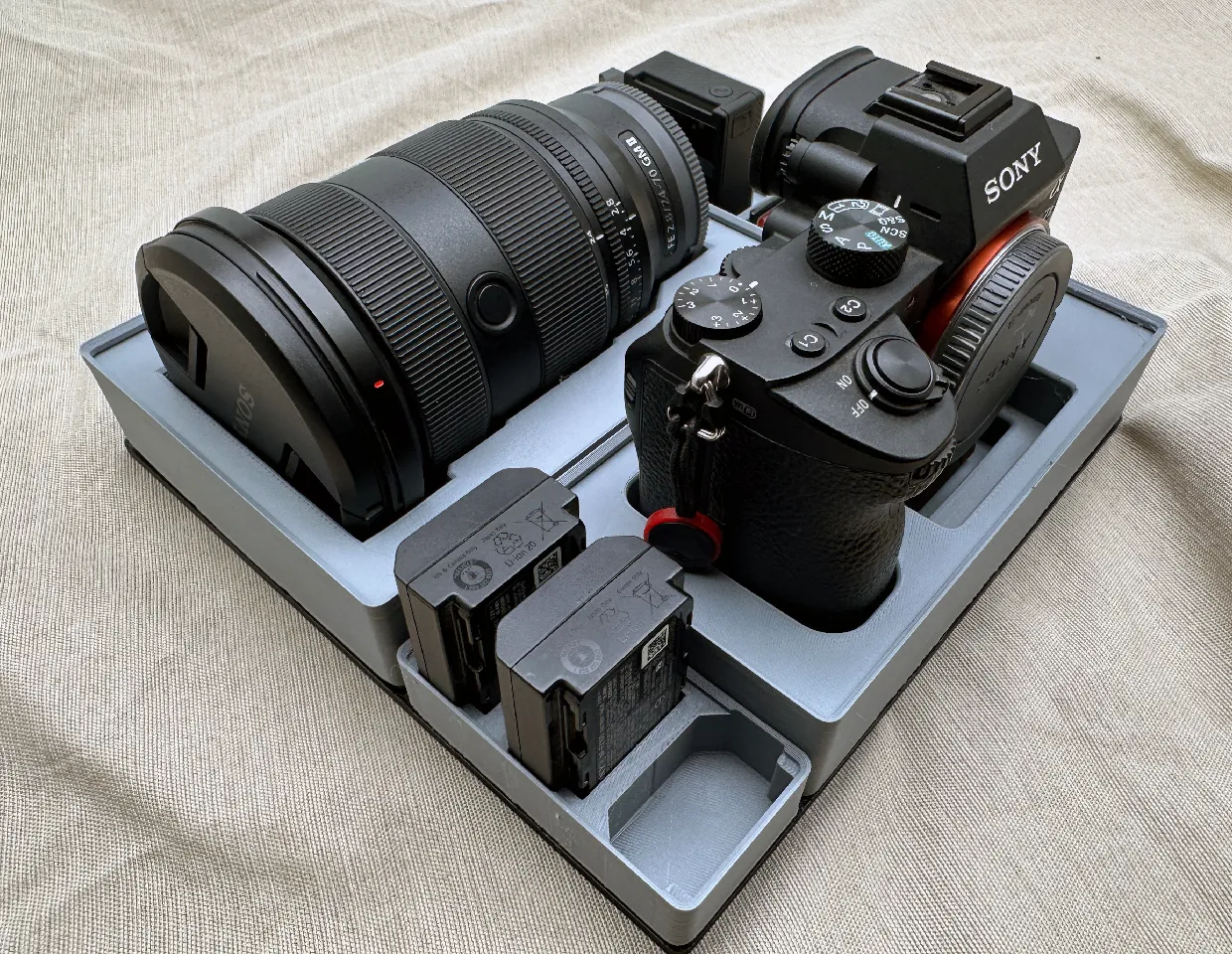 Sony NP-FZ100 1x2 Gridfinity bin by 490 MFG | Download free STL