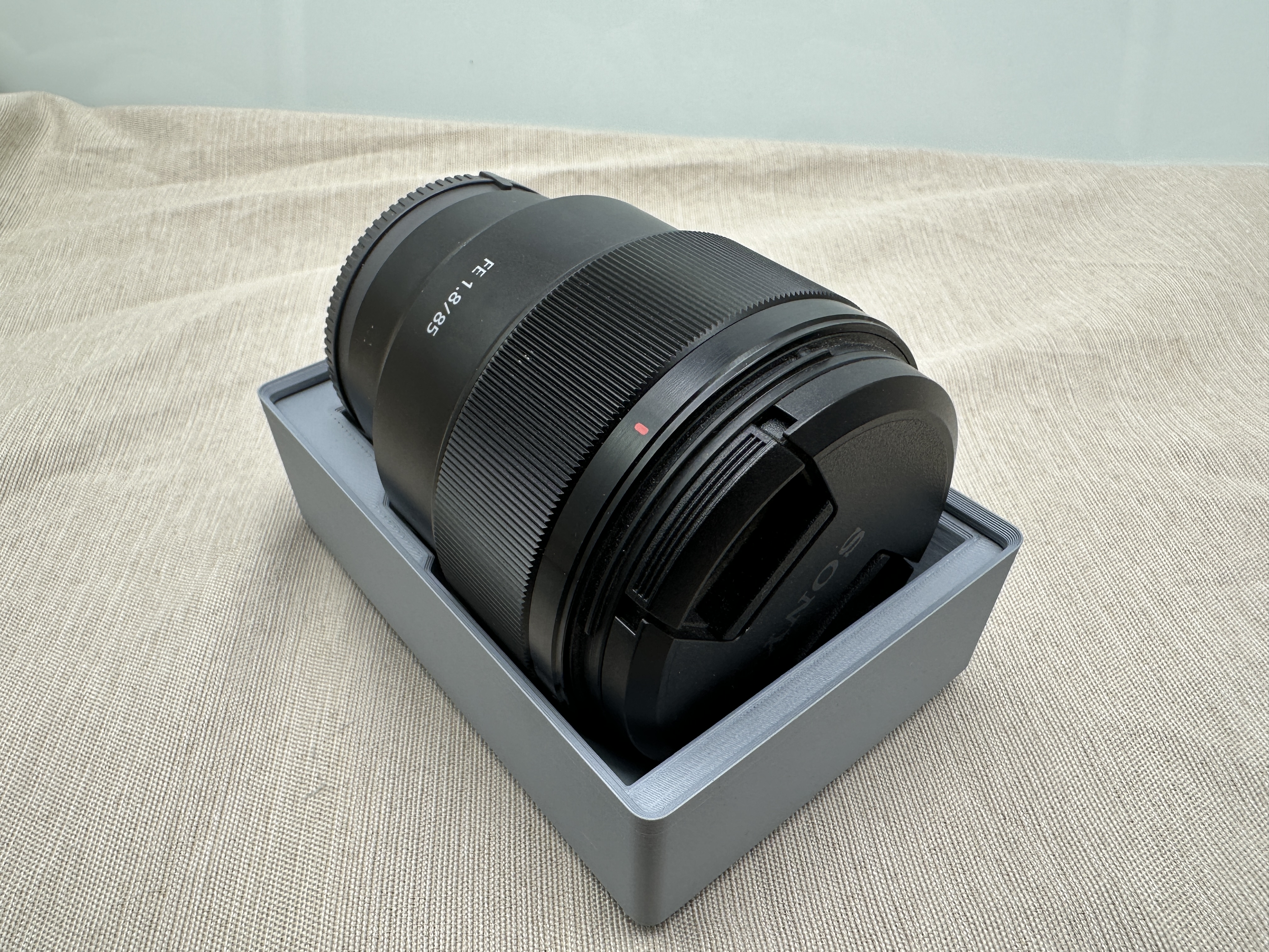 Sony FE 1.8/85mm Gridfinity bin
