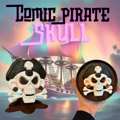 Comic Pirate Skull