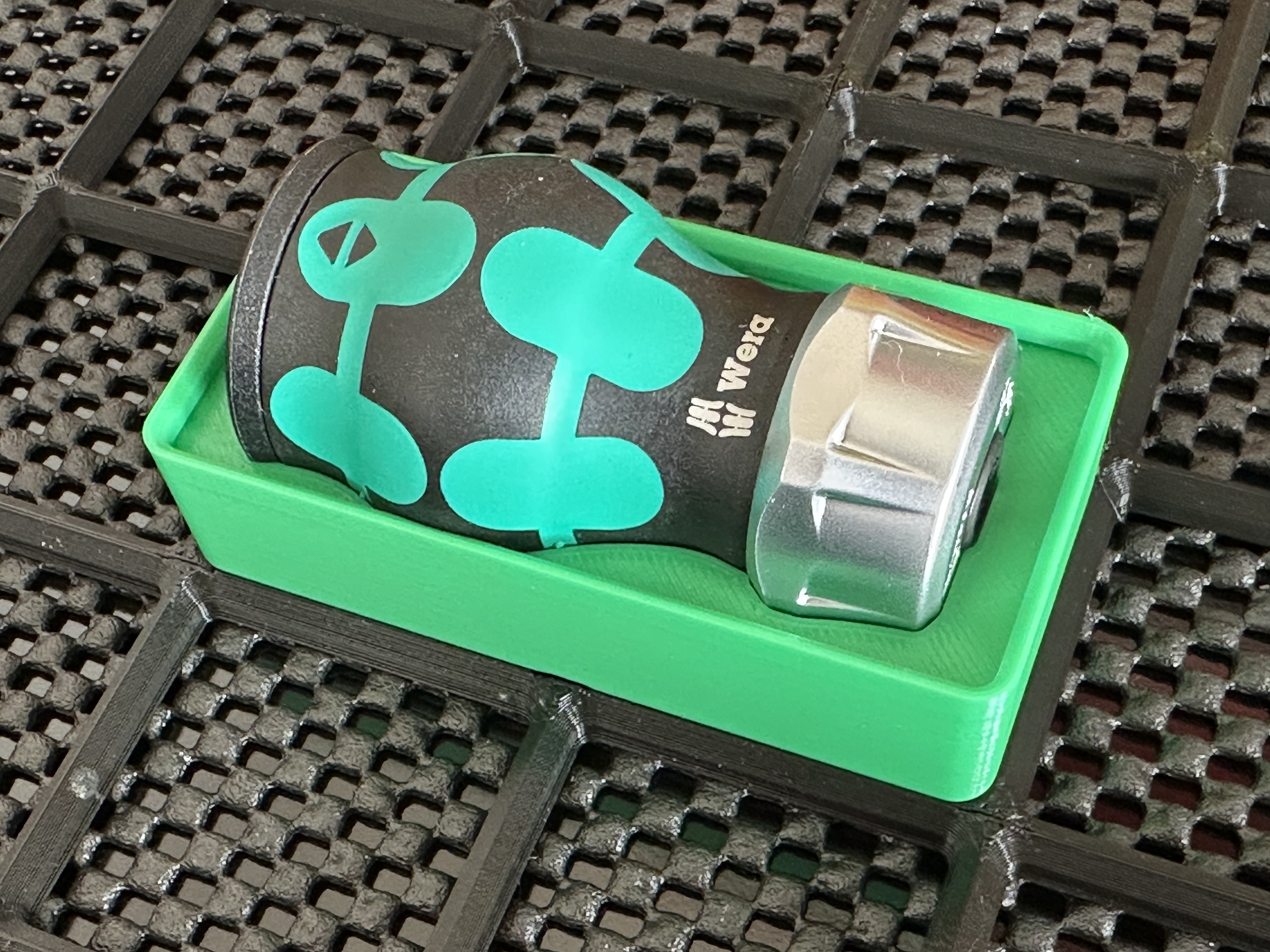 Gridfinity Bin for Wera Stubby Ratcheting Screwdriver