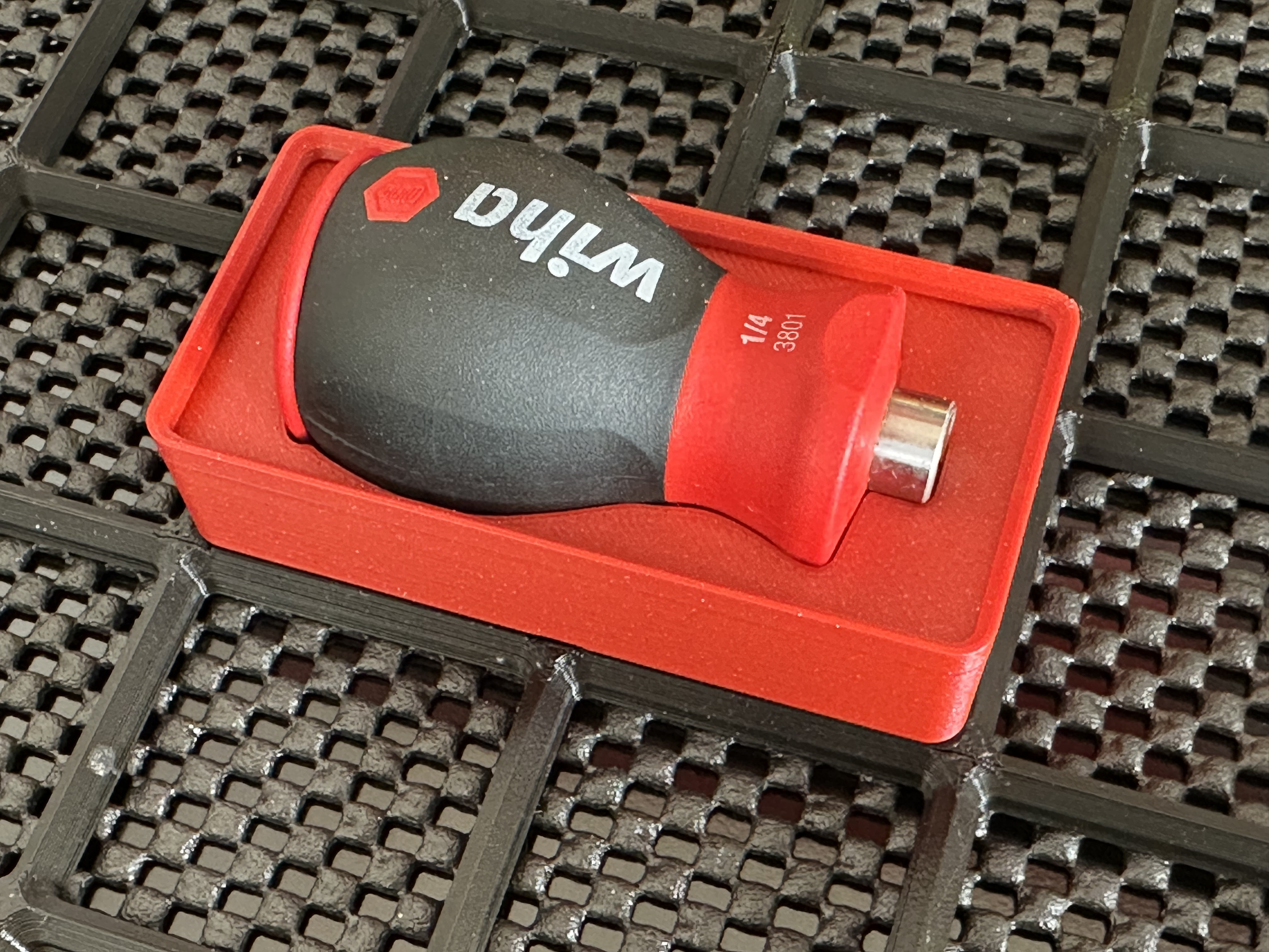 Gridfinity Bin for Wiha 3801 Stubby Screwdriver