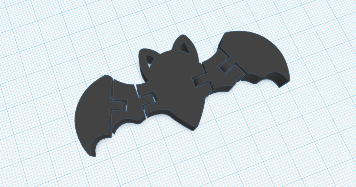 Flexi Bat by fliondeso Download free STL model