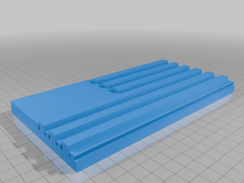 LetsPrintBaby American Flag Base with 10 x 3 Magnet holes