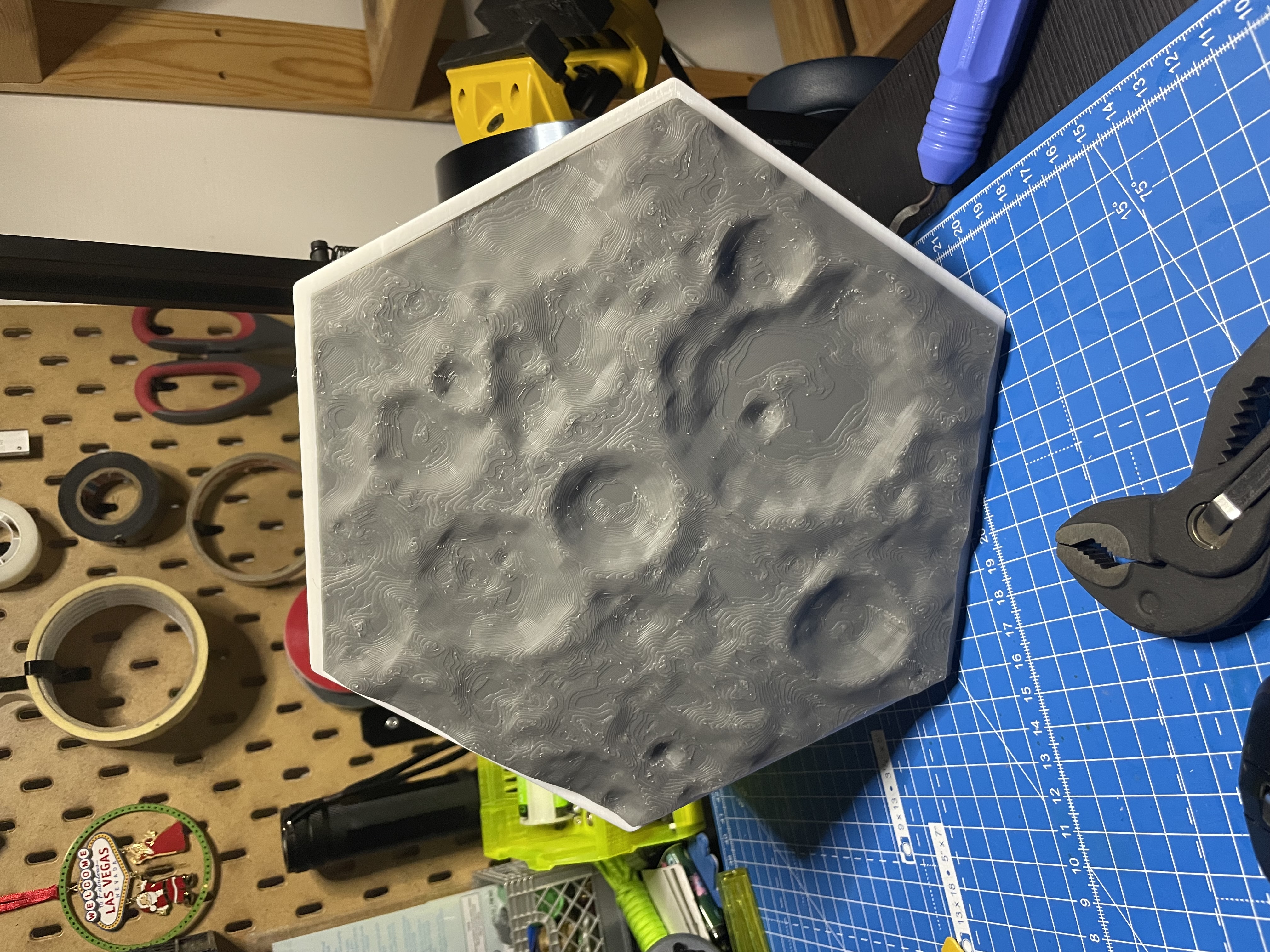 Hex Moon desk stand