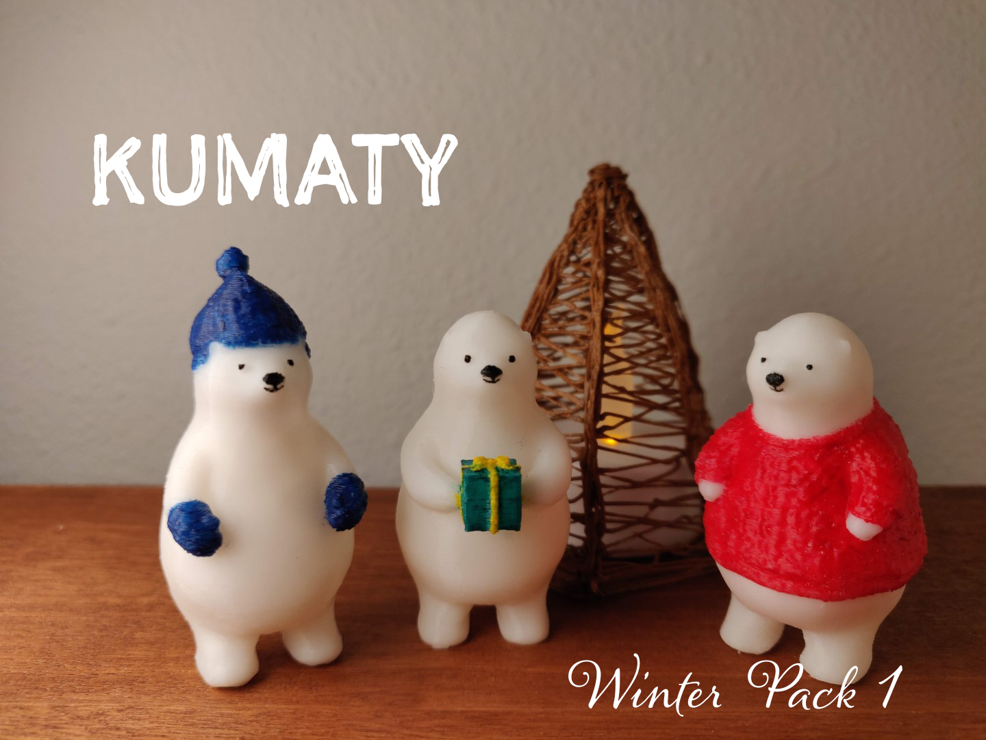 KUMATY : Cute Little Polar Bears Winter Pack I