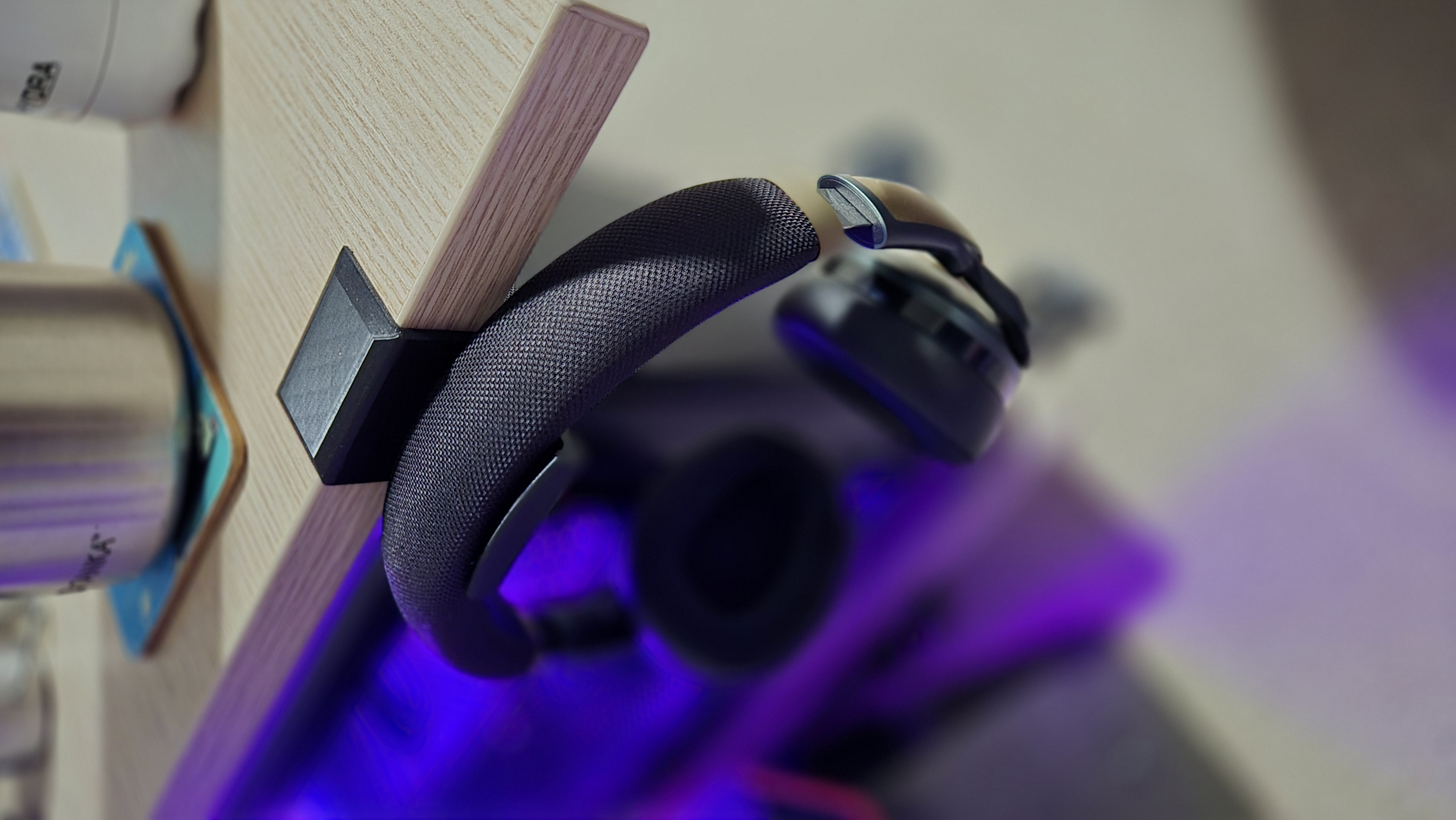 25mm desk headphone holder