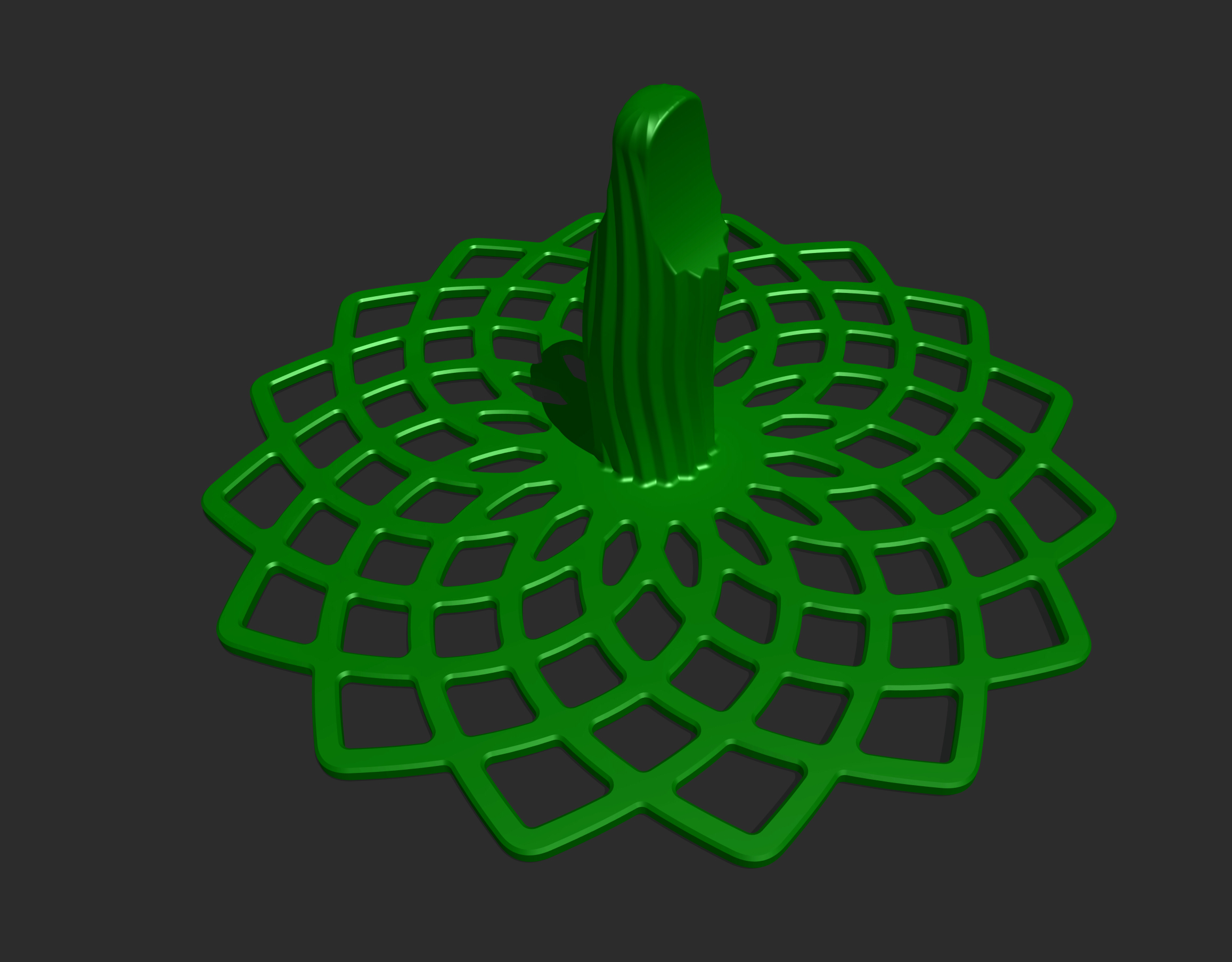 Miniatura 6 do modelo 3D Sunflower coaster L