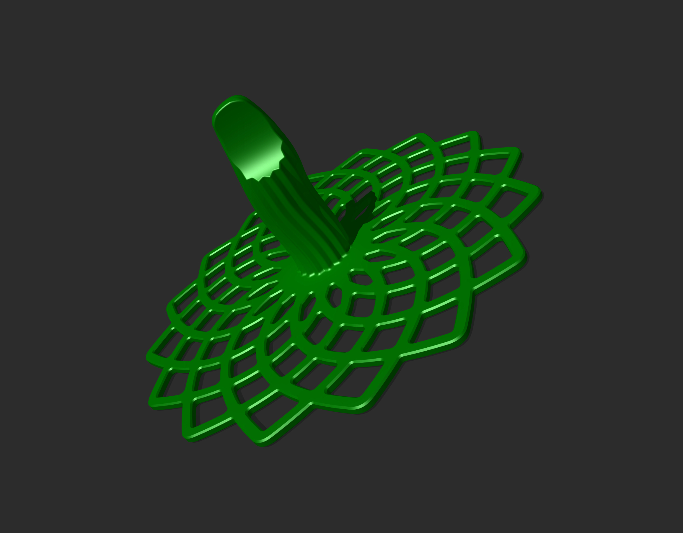 Miniatura 5 do modelo 3D Sunflower coaster L