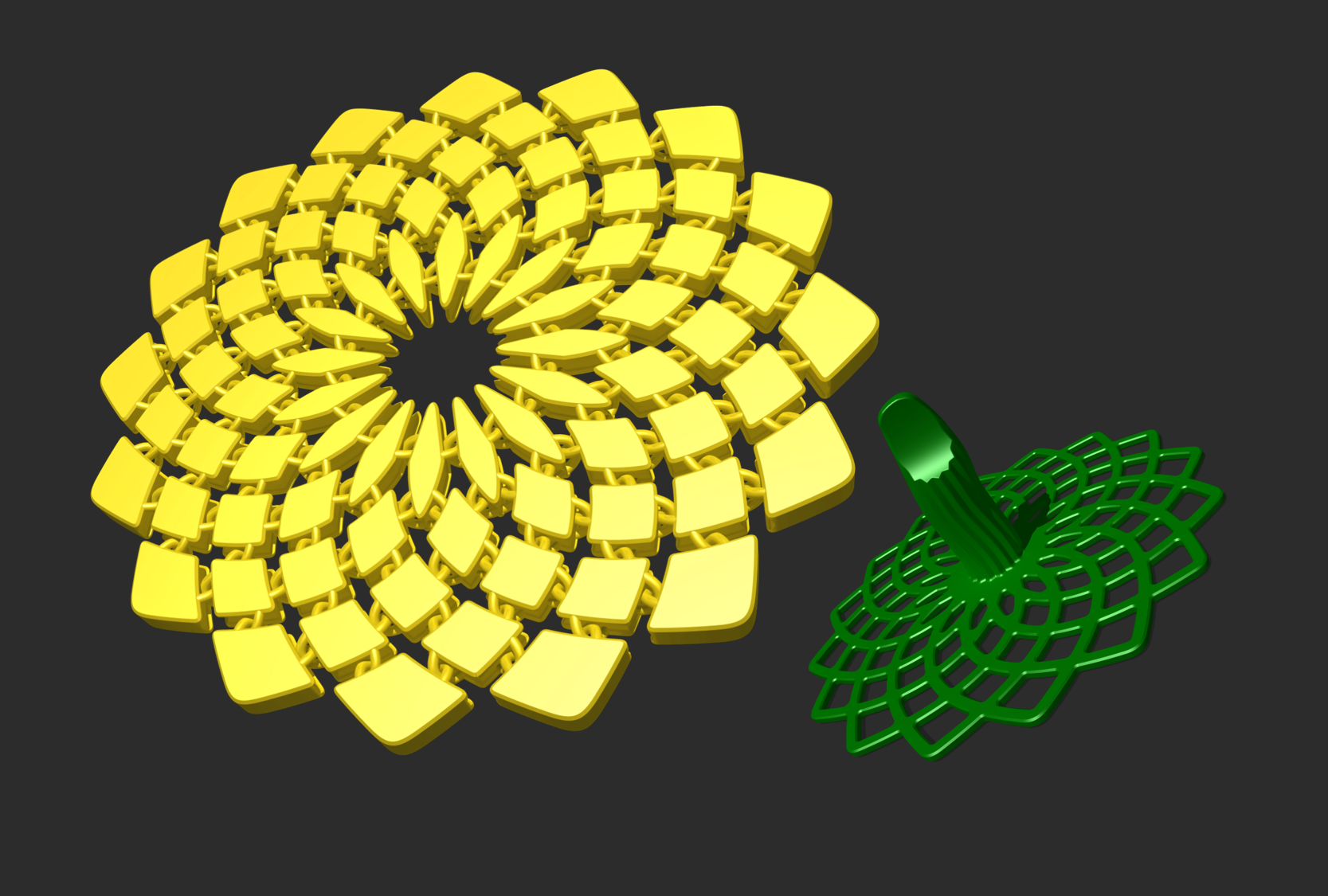Sunflower coaster L
