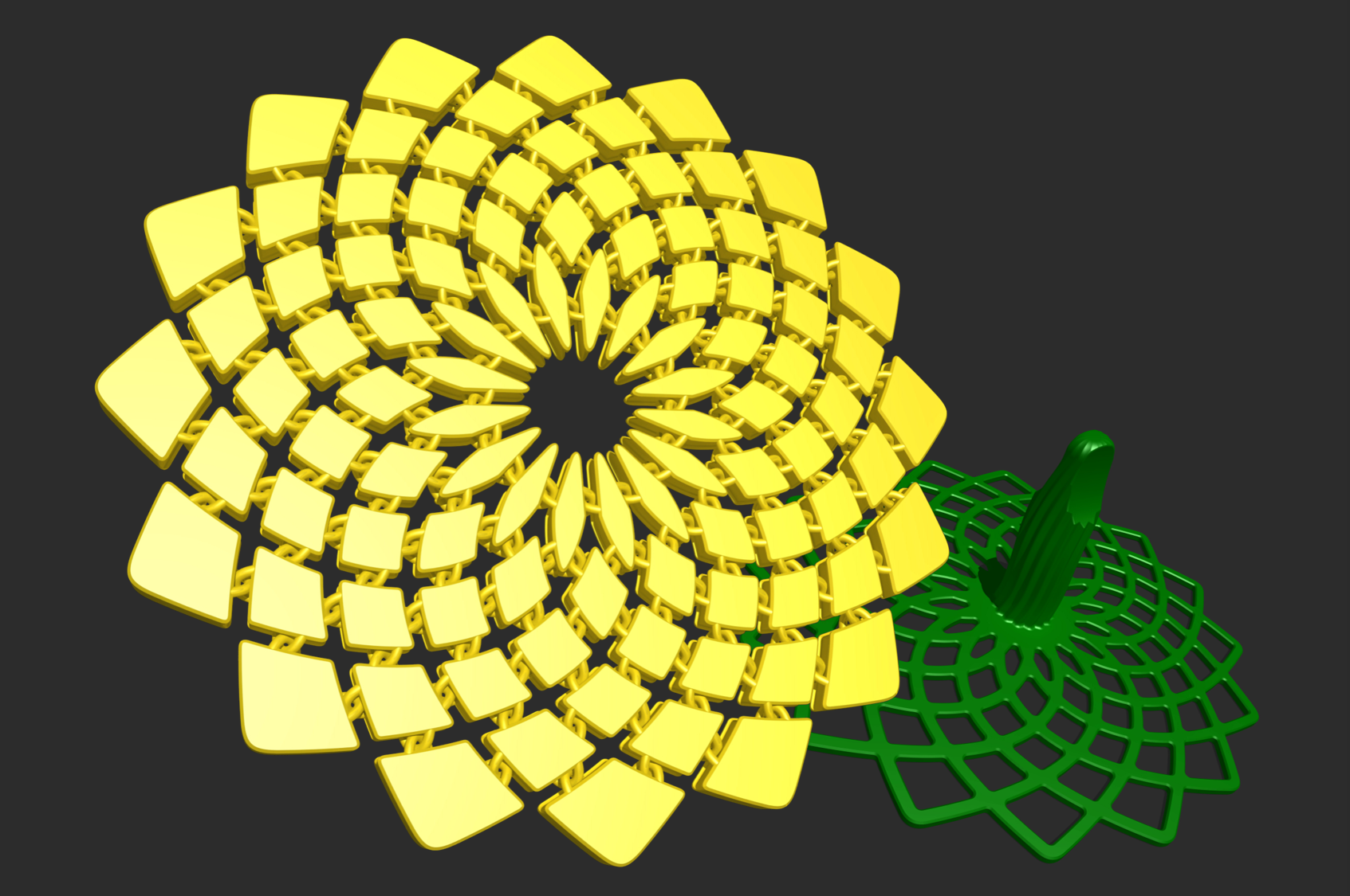Sunflower coaster XL