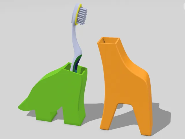 Animal Brush Holder