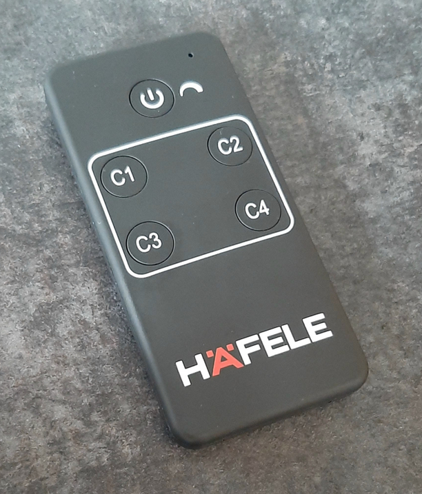 Hafele (Häfele) wall mounted LED remote holder