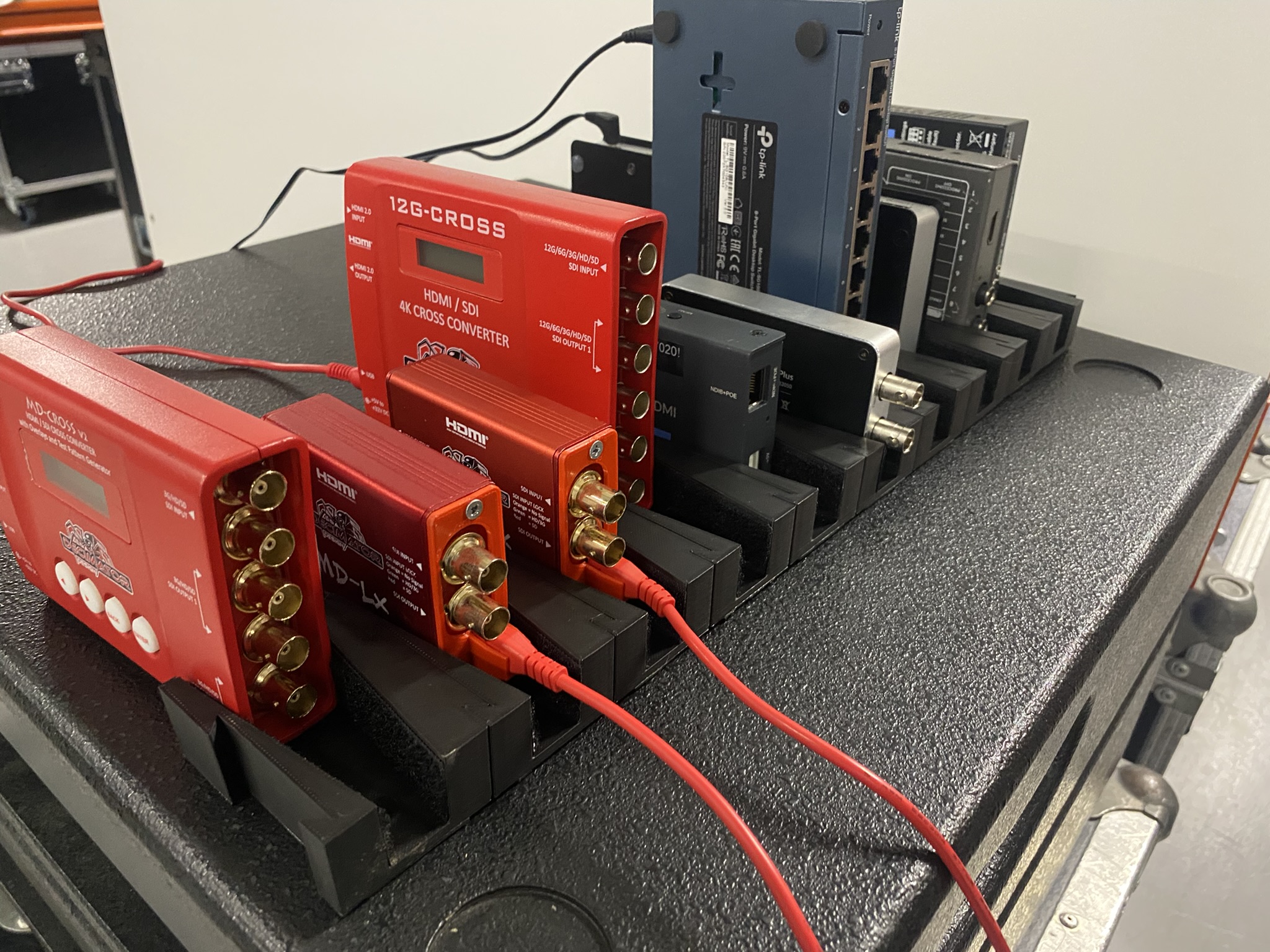 Universal AV Converter stand, for Blackmagic, Decimator, AJA, AVMitrix, Magewell Lightware and many more. — thumbnail 5