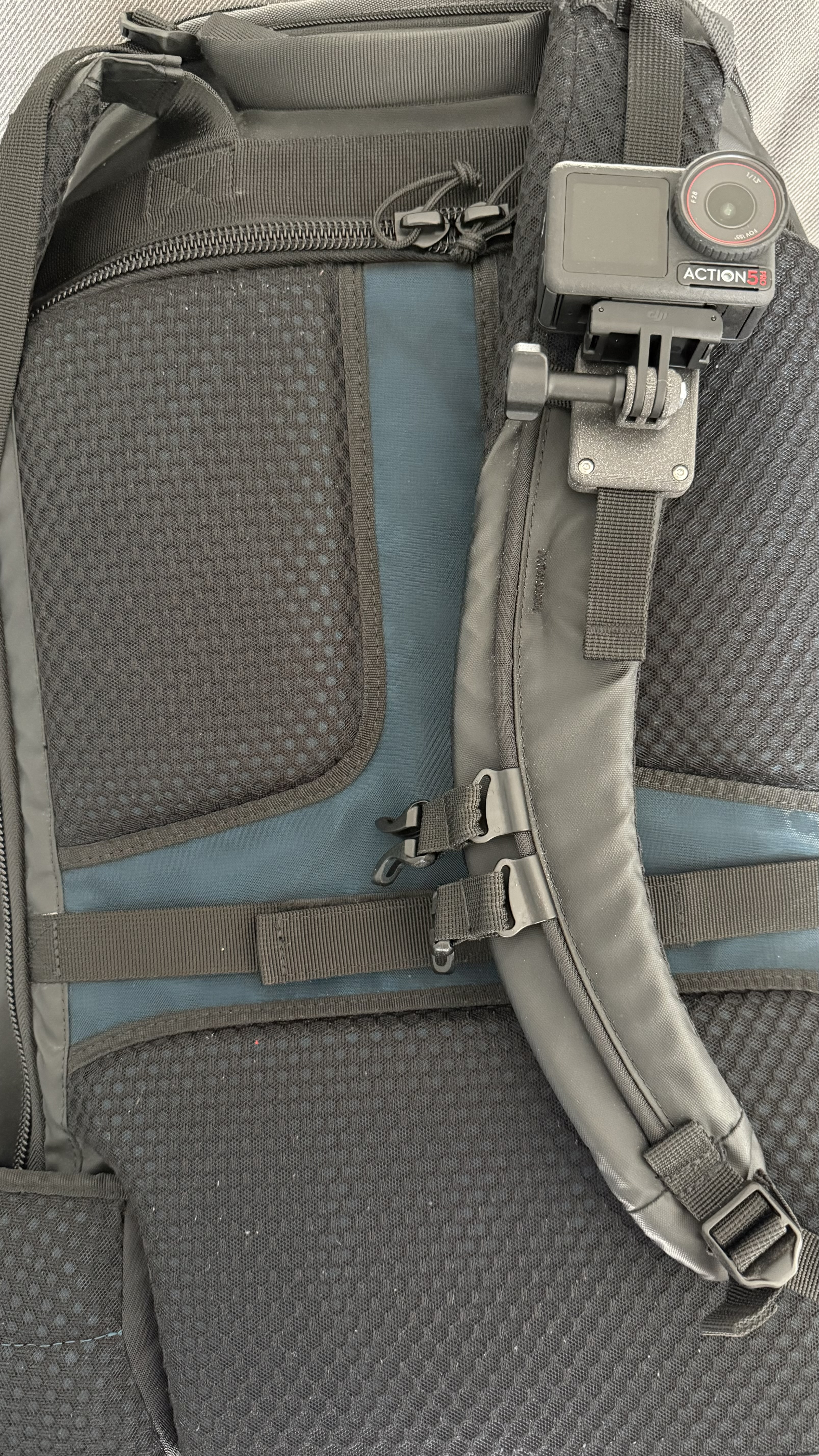 GoPro / DJI action cam backpack mount — thumbnail 2